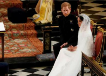 Príncipe Harry y la actriz estadounidense Meghan Markle, declarados marido y mujer
