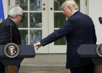 Trump y los líderes europeos acordaron conversaciones para derribar las barreras comerciales