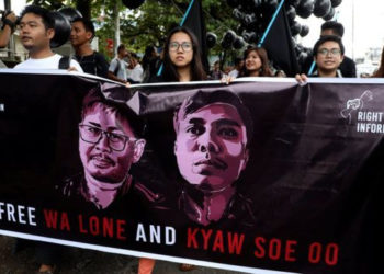 Un tribunal de Myanmar sentenció a dos periodistas de Reuters a siete años de prisión