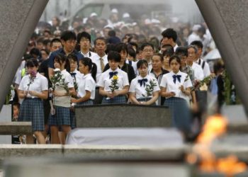 Hiroshima marcó el 74 aniversario del bombardeo atómico de la ciudad
