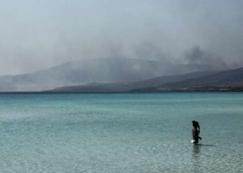 Un campamento turístico en el sur de Grecia, fueron evacuados el domingo