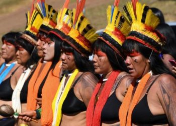 Indígenas brasileñas marcharon en Brasilia para exigir que se proteja la selva amazónica