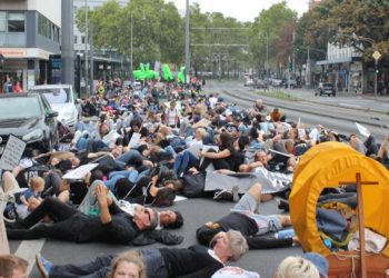 Unos mil veganos marcharon por las calles de la ciudad de Colonia el sábado