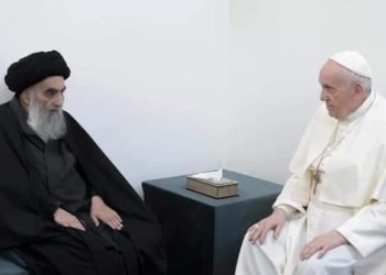 El Papa Francisco se reúne con un clérigo chiíta en Irak