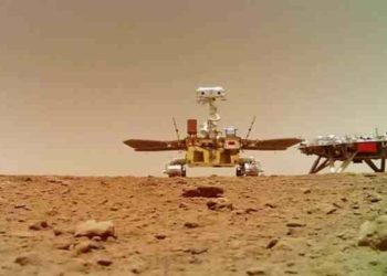 China publica videos de su explorador Zhurong en Marte