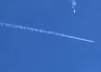 Avión de combate estadounidense derriba presunto globo espía chino