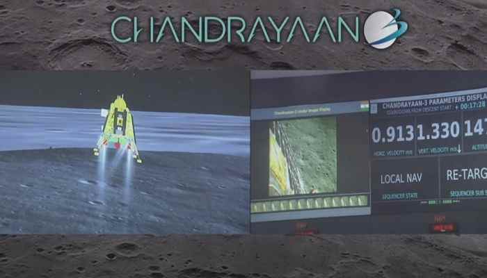 Nave espacial Chandrayaan-3 de India aterriza exitosamente en la superficie lunar