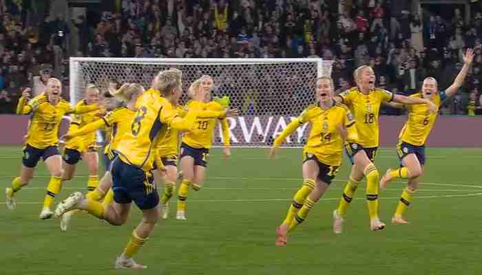 Suecia elimina a Estados Unidos de la Copa Mundial Femenina en tanda de penales