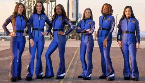 Vuelo espacial exclusivamente femenino de Blue Origin genera controversia
