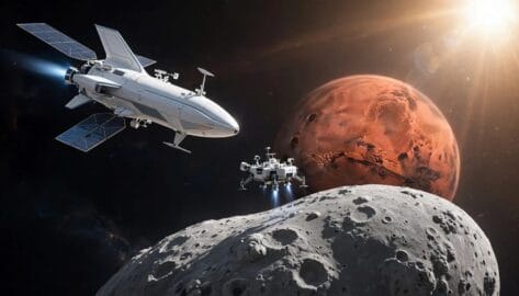 La sonda japonesa MMX ya viaja hacia Fobos para traer un pedazo de la luna de Marte