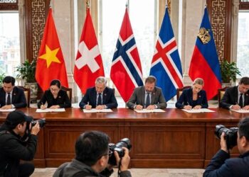 Histórico acuerdo Vietnam-EFTA: Hanói firma pacto comercial con Suiza, Noruega, Islandia y Liechtenstein